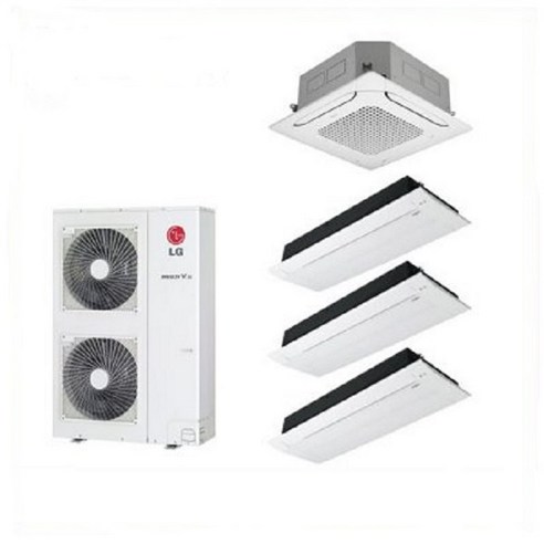 LG 인천설치 멀티냉난방 RPUW051S9S 1way 6평3대+4way 18평1대 평형별조합 설치
