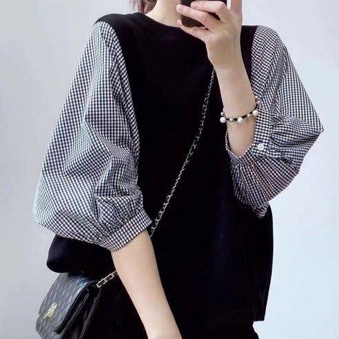 딜리아 벌룬퍼프 9부 블라우스(5color) 데일리 데이트룩 하객룩 오피스룩
