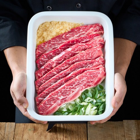 [당일발송] LA갈비 꽃갈비 6 7 8번 선물세트 가정용 지방손질, 2kg(일반포장), 1세트