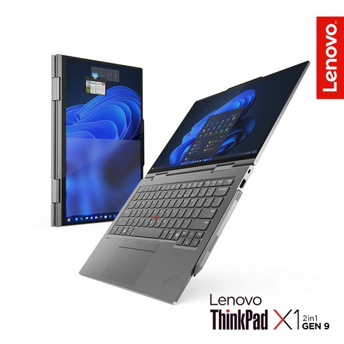 레노버 씽크패드 ThinkPad X1 2in1 Gen 9 (21KE0005KR), 21KE0005KR, WIN11 Pro, 32GB, 512GB, 그레이