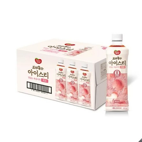 동원 보성홍차 아이스티 복숭아 500ML 419514, 24개