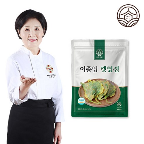 요리연구가 이종임 깻잎전, 3개, 250g
