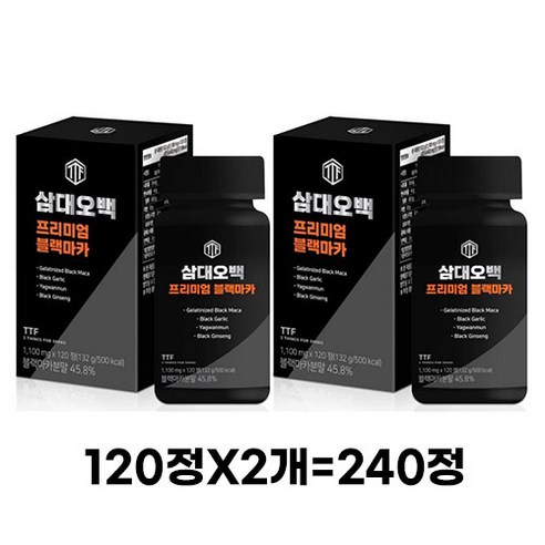삼대오백 블랙마카 2000 132g, 120정, 1개