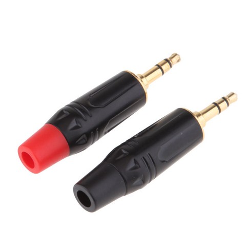 2x 3.5mm 3극 남성 헤드폰 스테레오 잭 플러그 금속 오디오 납땜 커넥터, 설명, 설명, 설명