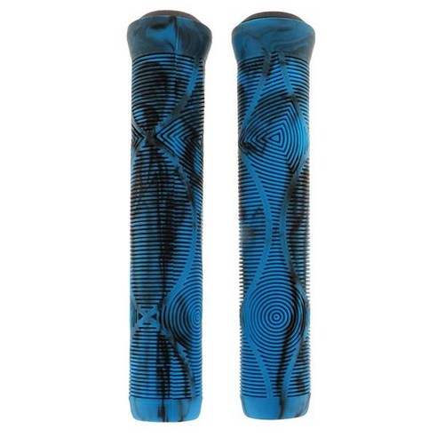 자전거tt바 자전거 그립 고무 핸들 바 고정 기어, blue-black, 1개