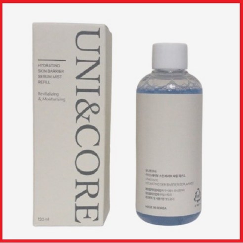 촉촉함으로 되살아나는 피부, 유니앤코어 하이드레이팅 세럼 미스트 리필 유니앤코어