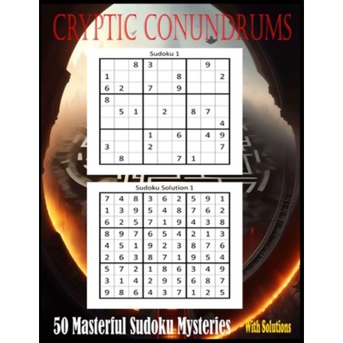 (영문도서) Cryptic Conundrums: 50 Masterful Sudoku Mysteries Paperback, Independently Published, English, 9798865032816