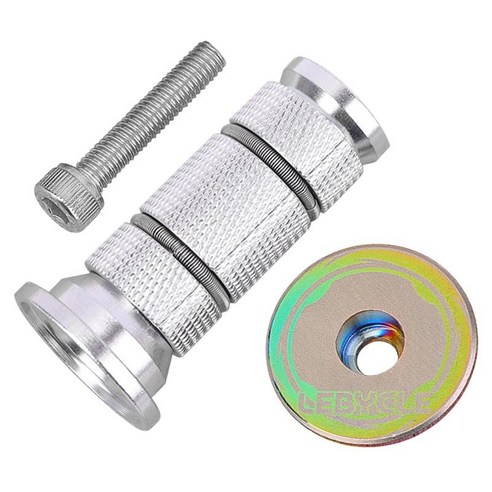볼트 나사가 있는 고강도 헤드셋 확장기 상단 캡 1-1/8" 또는 1'''' 스티어러 자전거 앞 포크용 자전거 헤드셋 확장, 연장 다채로운, 28mm 40mm, 알류미늄