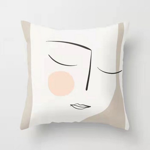 KORELAN ins 스타일쿠션 베개 자동차 쿠션 소파 쿠션 낮잠 베개 귀여운 쿠션, 40cm*40cm( 베갯잇+베개심), 9