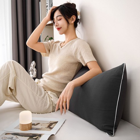 소하임 여름용 냉장고 바디필로우, 챠콜 그레이
