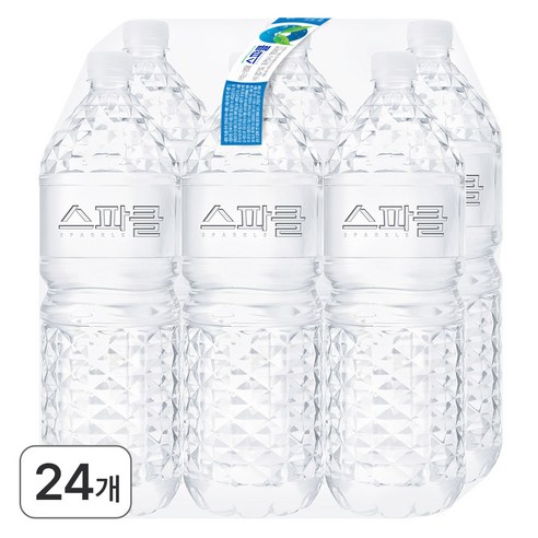 스파클 생수 무라벨, 2L, 24개