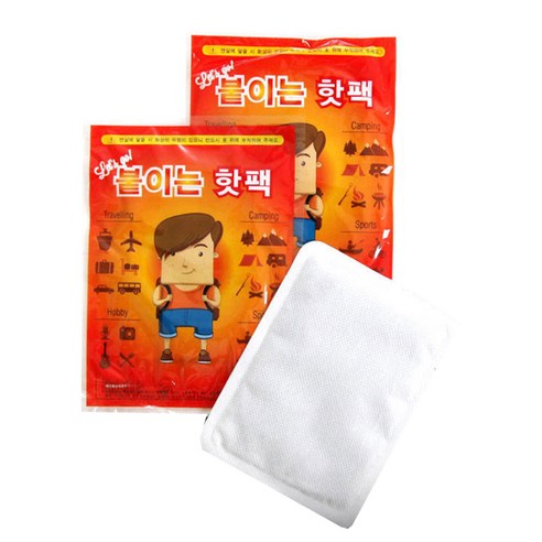 레츠고 붙이는 핫팩 48g 발열 찜질팩