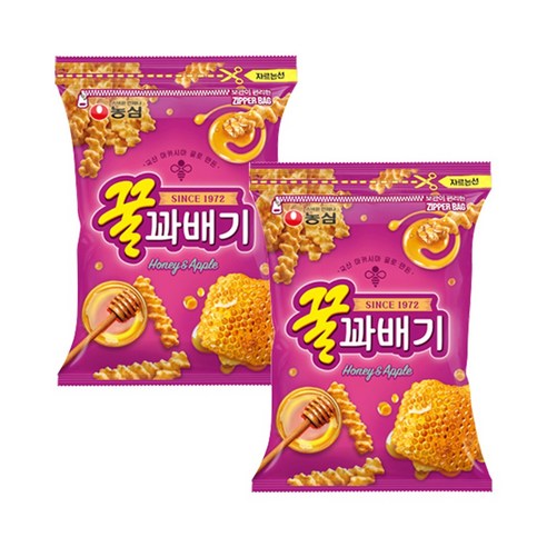 농심 꿀꽈배기, 300g, 2개