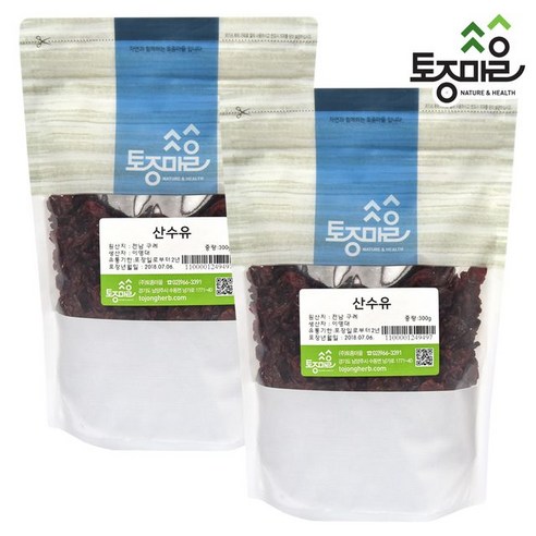 토종마을 [토종마을]국산 산수유 300g X 2개