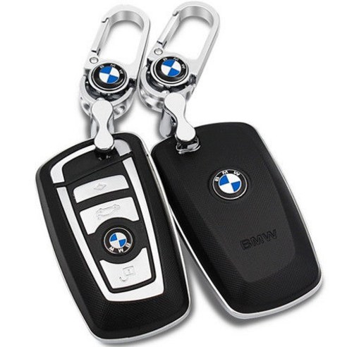 BMW 키 백 7 계열 5 계열 GT 525 li 3 계열 320 li X3 X4M5M 3 자동차 키 보호 케이스 버클, 묵인, 질감 스크럽 블랙 남성