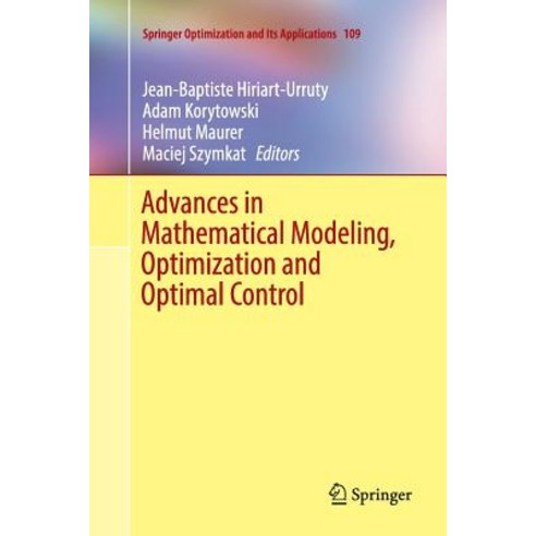 Advances In Mathematical Modeling Optimization And Optimal Control Paperback S