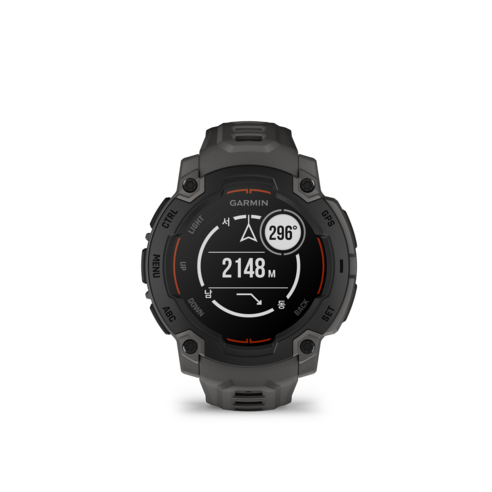 가민 인스팅트 E 아웃도어 GPS 스마트워치, 블랙, 45mm, GPS + 블루투스