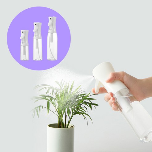 일상팡팡 식집사필수 다목적 청소용 안개분무기, 투명, 3종세트