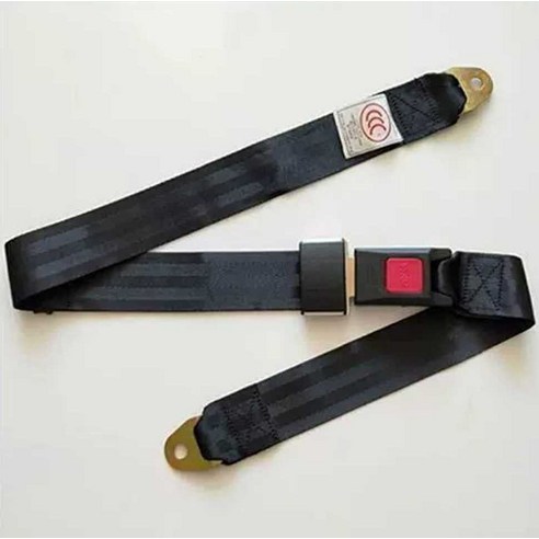 Grat 버스안전벨트 벨트 2점식 교체용안전벨트 버스, 1개, 고급 블랙 128cm