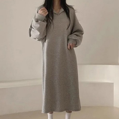 [쿠팡] 카라 점프수트 오버핏 루즈핏 롱원피스 홈웨어 캐주얼 데일리