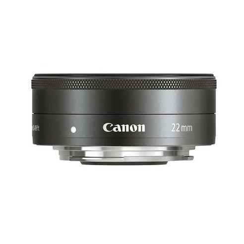 캐논 Canon 단초점 광각 렌즈 EF-M22mm F2 STM 미러리스 일안 대응 캐논 EF 마운트 블랙 블랙