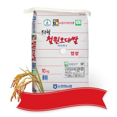 [당일도정] [동철원농협 직접운영] 2023년산 두루웰 철원오대쌀, 1개 메뚜기튀김