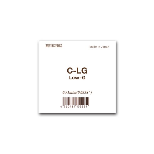 워쓰 우쿨렐레 줄, C-LG, clear