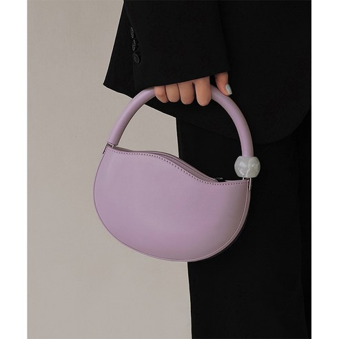 고급 느낌 작은 가방 여성 봄과 여름 2022 새로운 틈새 디자인 완두콩 가방 패션 핸드백 어깨 메신저 가방