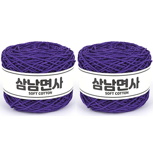 삼남뜨개실 삼남면사 뜨개실 18합 200g, 35 다크 마젠타, 2개