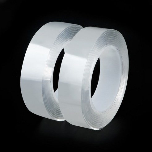 초강력 실리콘 양면 겔 나노 테이프 두껍고 2mm 길게 2개, 두께 2mm / 폭 3cm / 길이 5M 2개