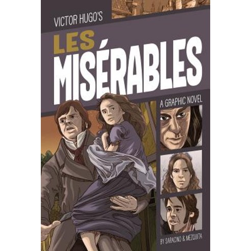 Les Misérables: A Graphic Novel Hardcover, Stone Arch Books