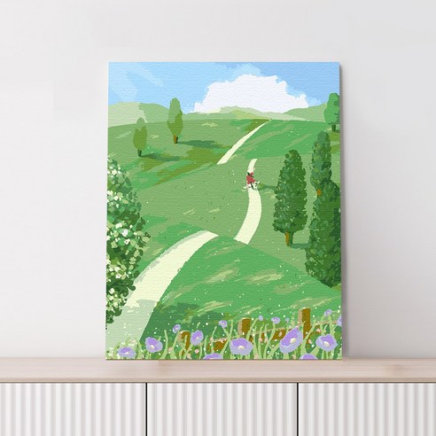 플레이어바웃 DIY 산책로 명화그리기 세트 유화 40 x 50, 1개