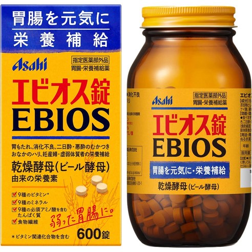 아사히 에비오스 맥주효모 600정, 600정, 1개