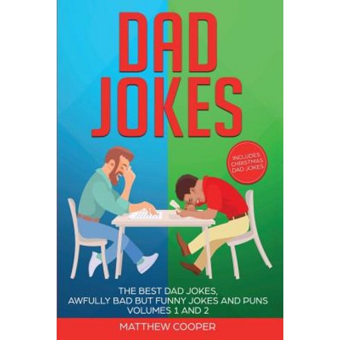 Dad Jokes: The Best Dad Jokes Awfully Bad but Funny Jokes and Puns Volumes 1 And 2 Paperback, Power Pub