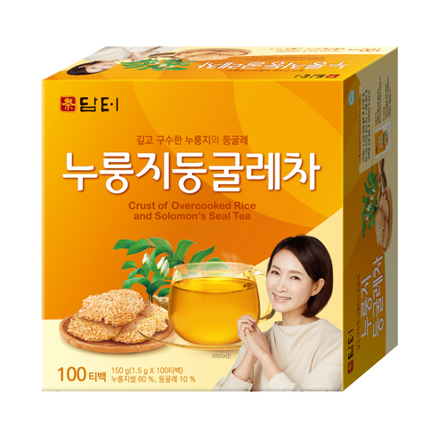 담터 누룽지 둥굴레차 100T, 1.5g, 100개입, 1개