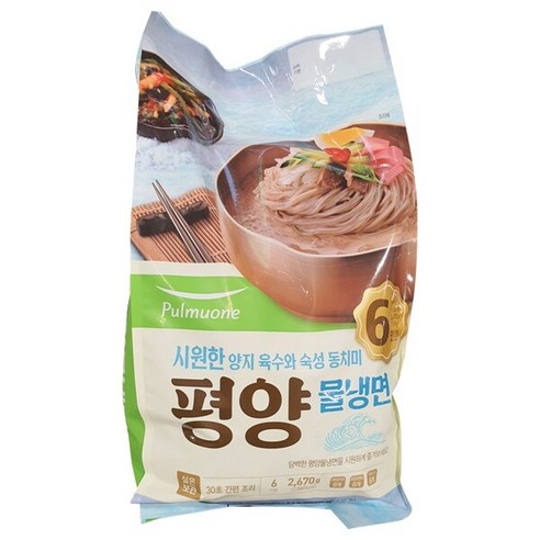 풀무원 평양 물냉면, 24개, 205g