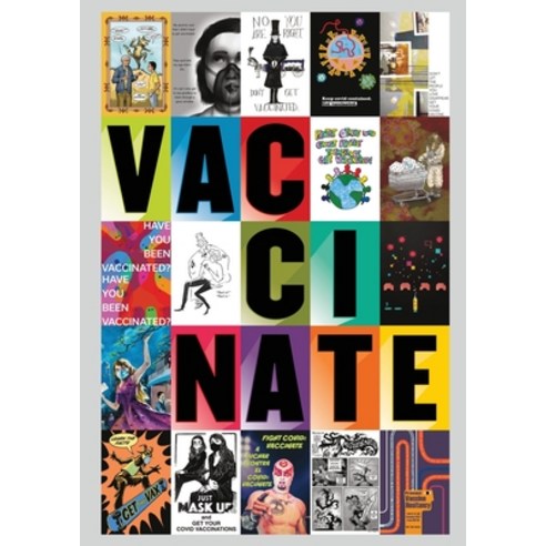 (영문도서) Vaccinate: Posters from the COVID-19 Pandemic Paperback, University of Nebraska-Linc..., English, 9781609622664