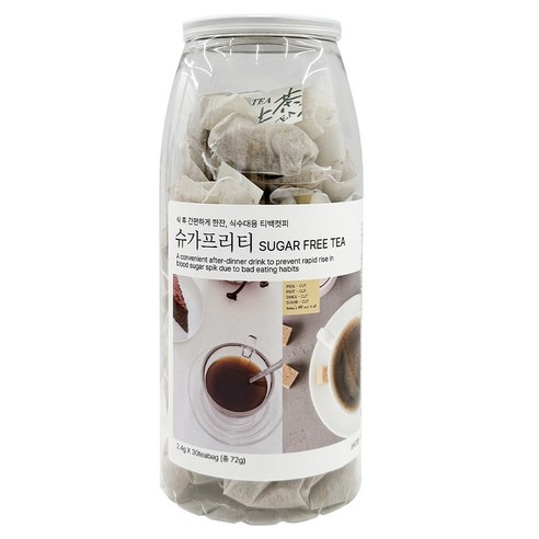 슈가컷피티 혈당스파이크 당케어 커피차 볶은 돼지감자차 여주차 제로카페인, 30개, 2.4g