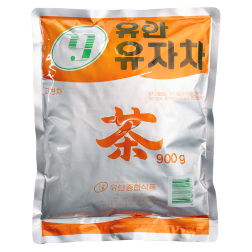 빠른 배송 유안 유자차 900g 1개 (기프티콘 증정)