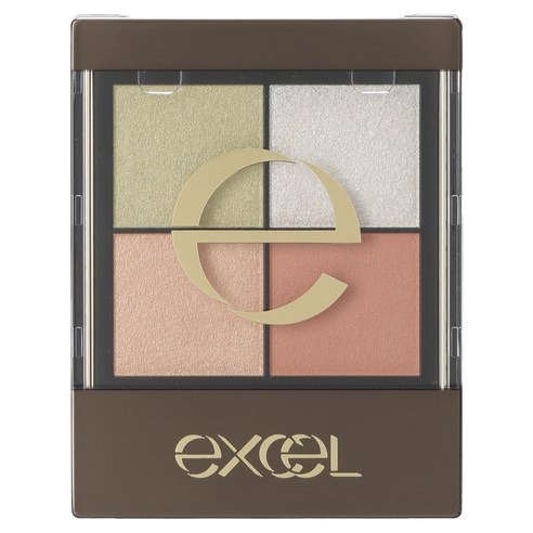 엑셀 excel 리얼 클로즈 아이섀도 팔레트 3.5g, CX04 드롭 숄더, 1개