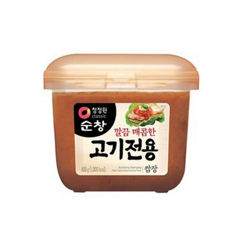 청정원순창 깔끔 매콤한 고기전용 쌈장, 450g, 2개