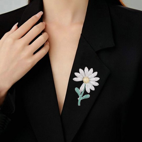 옷장에 생기를 불어넣다! 데일리 귀여운 데이지 브로치 솔직 후기 데이지브로치