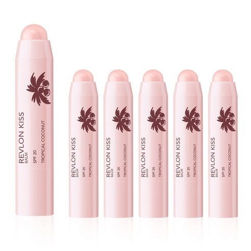 레브론 키스 밤 2.6g, 010 Tropical Coconut, 6개