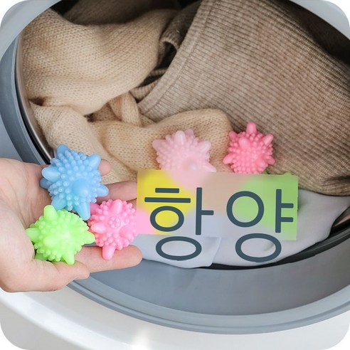 솔리드 오염 제거 세탁 볼 엉킴 방지 세탁기 볼 세척 볼 무작위, default