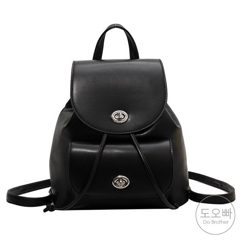 도오빠 파인즈 여성 가죽 백팩 배낭 버클 스트링 멀티 여행 여자백팩 가방