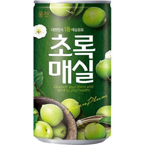 웅진 초록매실 180mlx30캔입, 30개, 180ml, 본상품선택