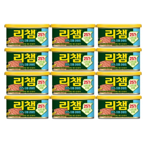 동원 리챔 더블라이트 200g 저지방 저나트륨, 12개
