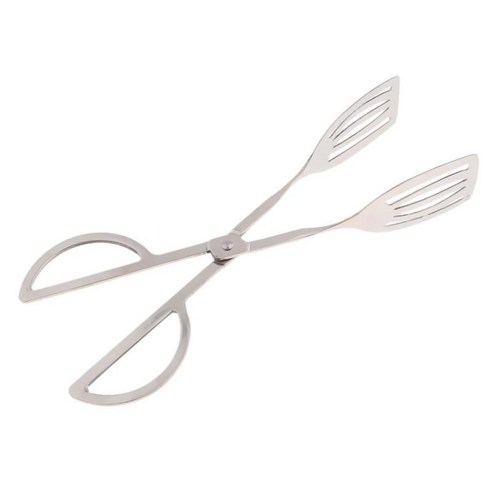 스테인레스 스틸 요리 통 과일 샐러드 바베큐 바베큐 그릴 클립 집게 B, 25cm