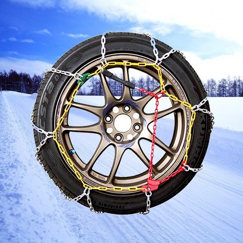 바로모터스 전차종 사슬 원터치 스노우체인