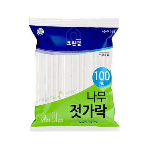 이나우스 나무젓가락, 100개입, 1개